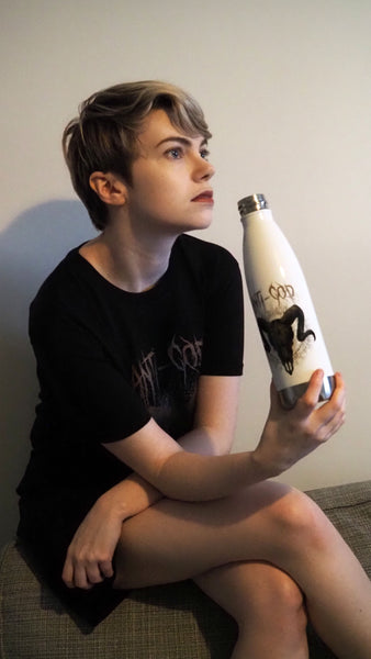 ANTI-GOD Stainless Steel Water Bottle