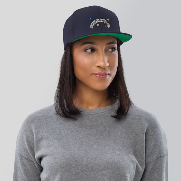 Citation Needed! Snapback Hat