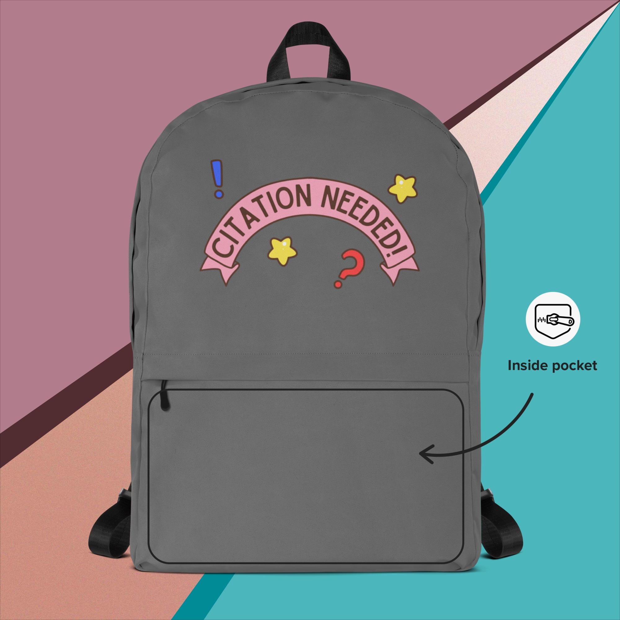 Citation Needed! Backpack