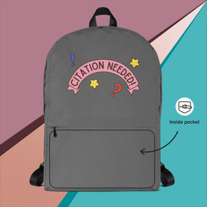 Citation Needed! Backpack